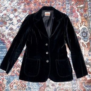 Black Velvet Blazer